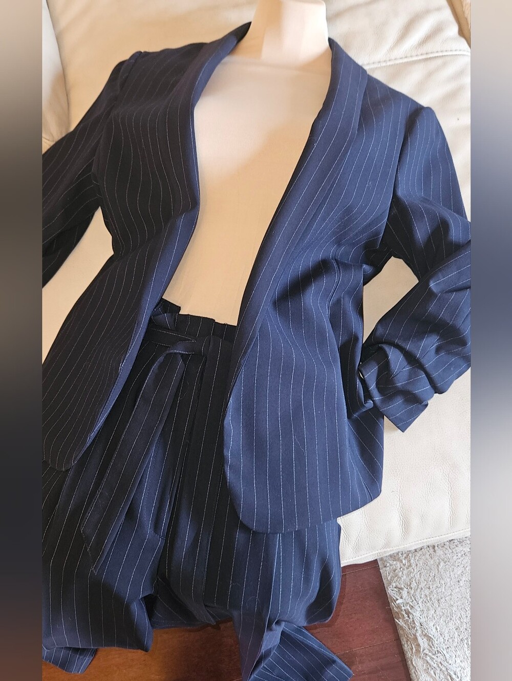 H&M Pinstripe Pant Suit